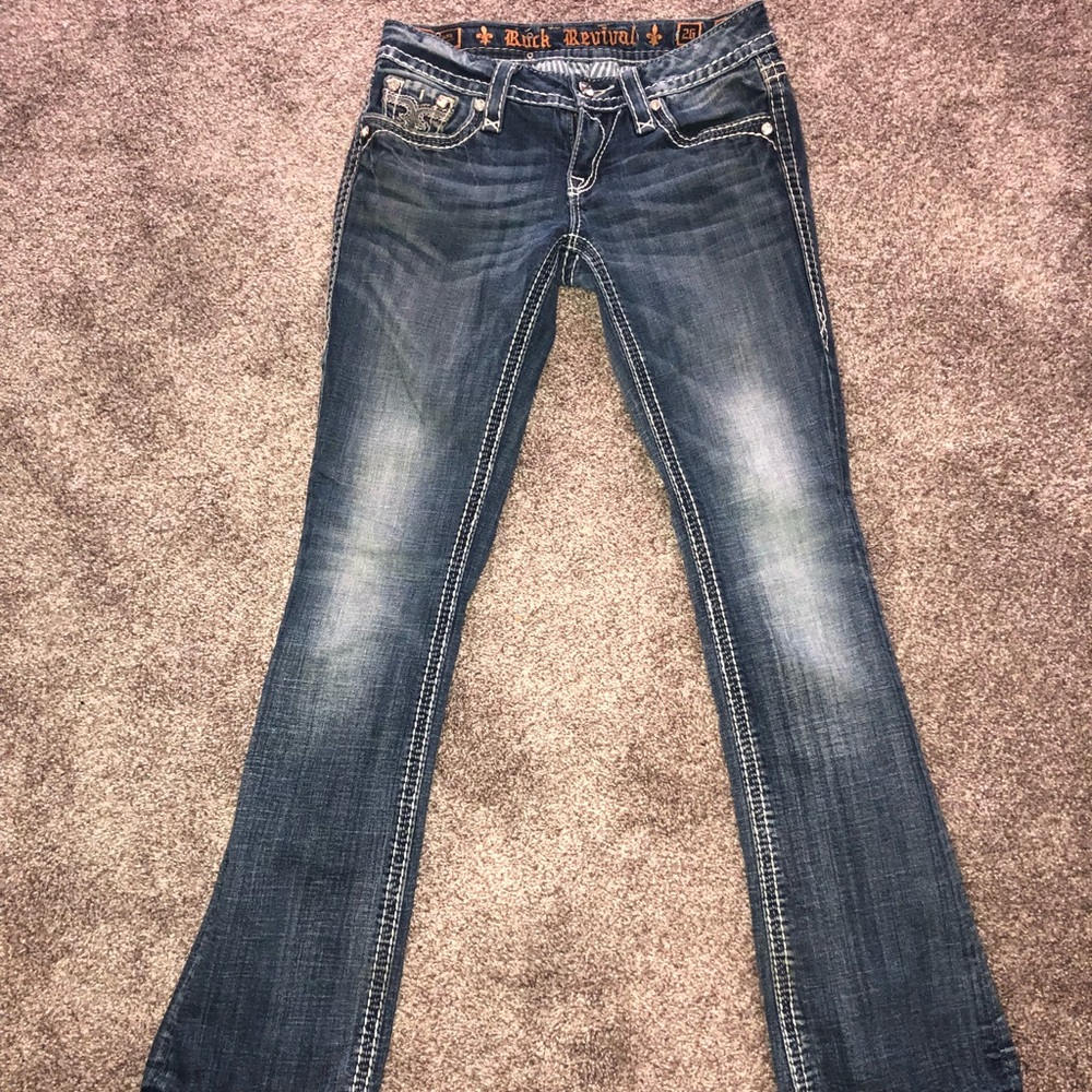 Rock Revival Slim Boot Jeans 🔱 Sz 26